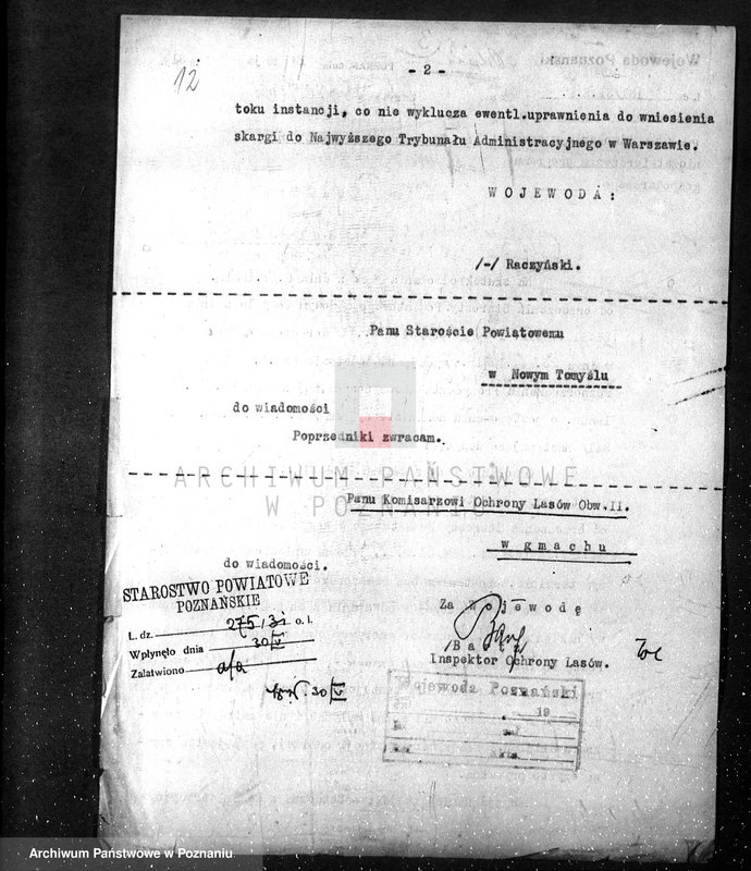 Obraz 16 z jednostki "/Różne sprawy leśne, protokóły badania gospodarki leśnej/"