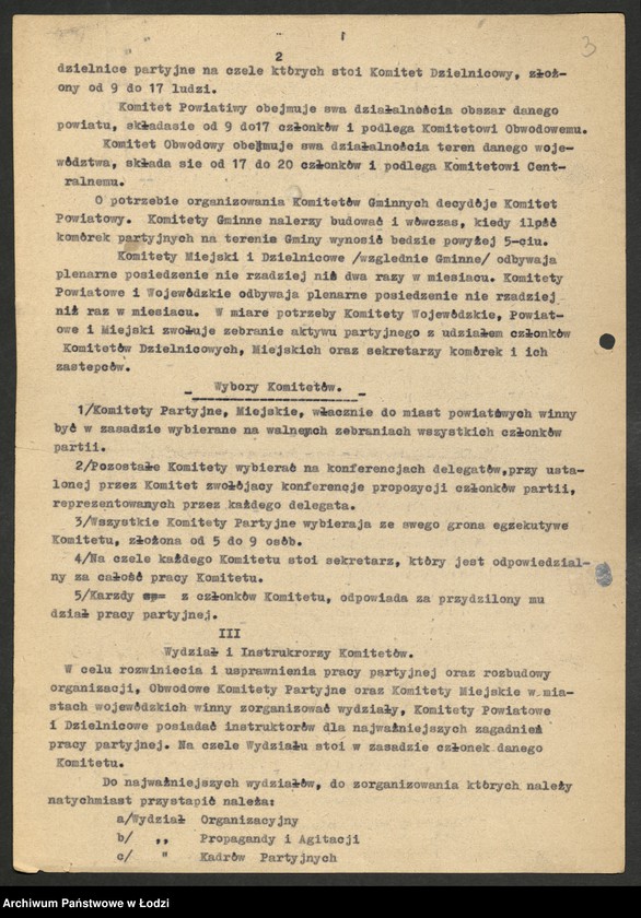 Obraz 4 z jednostki "Instrukcje, okólniki, [pisma okólne] uchwały Komitetu Centralnego"