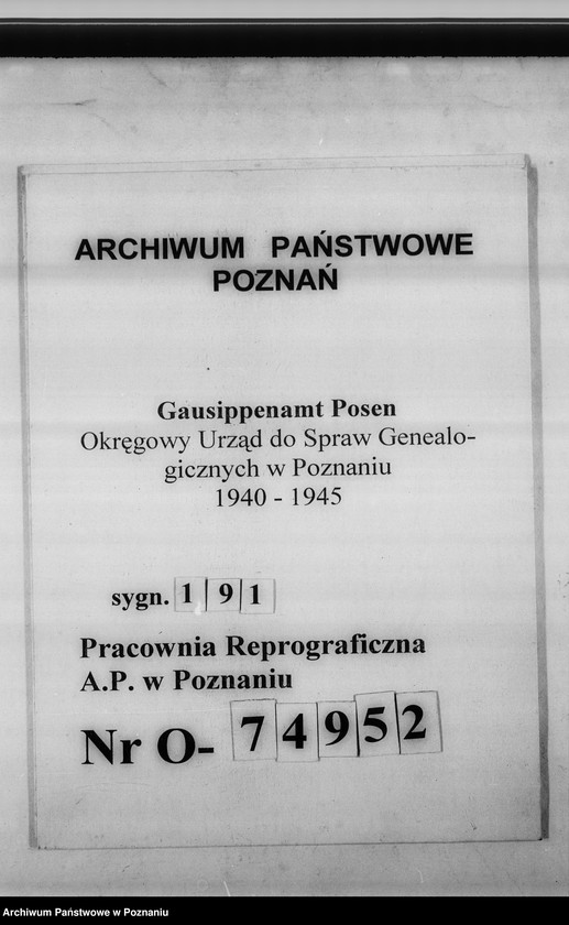 Obraz 1 z jednostki "[Wykazy ksiąg kościelnych wyznań chrześcijańskich i niechrześcijańskich z powiatu sieradzkiego]"