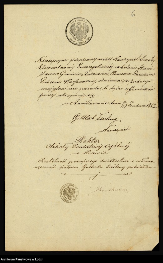 Obraz 8 z jednostki "O službe učitelja Gotliba Tirlinga"