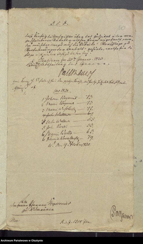 image.from.unit.number "Nachweisung von dem Hospital und der Kirche Armen Casse bey der Königliche Kirche Widminnen"