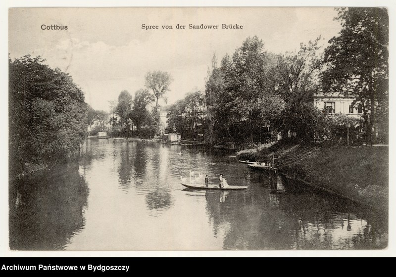 Obraz 1 z jednostki "Cottbus. Spree von der Sandower Brücke"