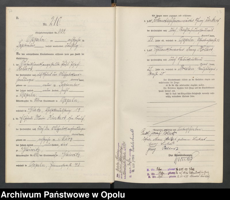 Obraz 19 z jednostki "[Rejestr Małżeństw] 1930 tom II Nr 195-294"