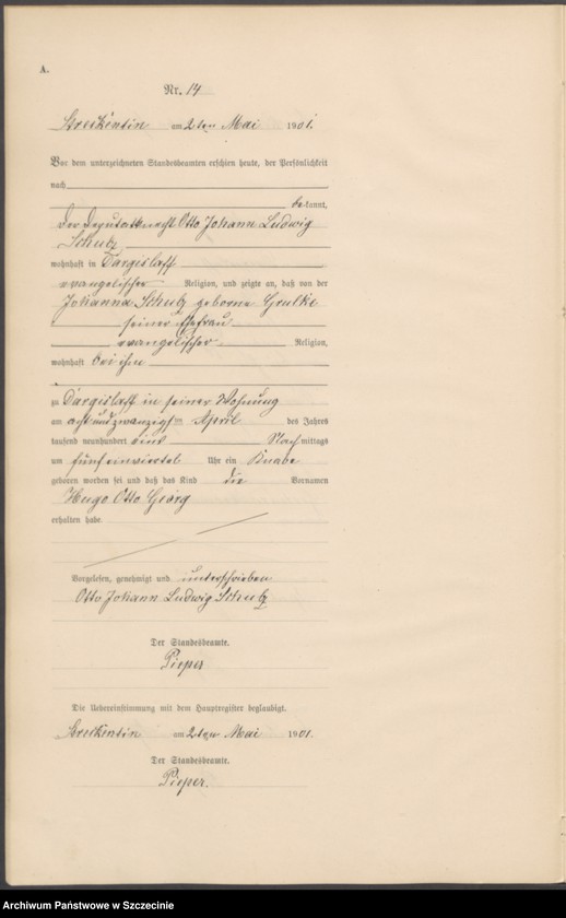 Obraz 17 z jednostki "Geburts-Register (Neben-Register)"