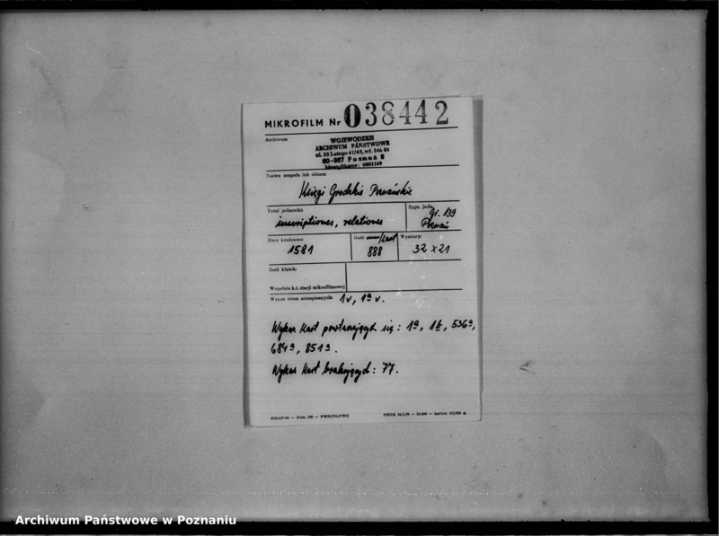 Obraz 2 z jednostki "Inscriptiones, relationes [inducta]"