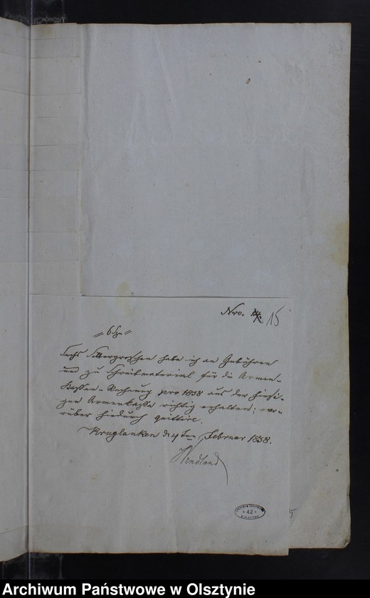 image.from.unit.number "Armen-Cassen Rechnung des Kirchspiels Kruklanken"