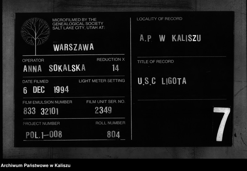 Obraz 1 z jednostki "[Księga małżeństw]"