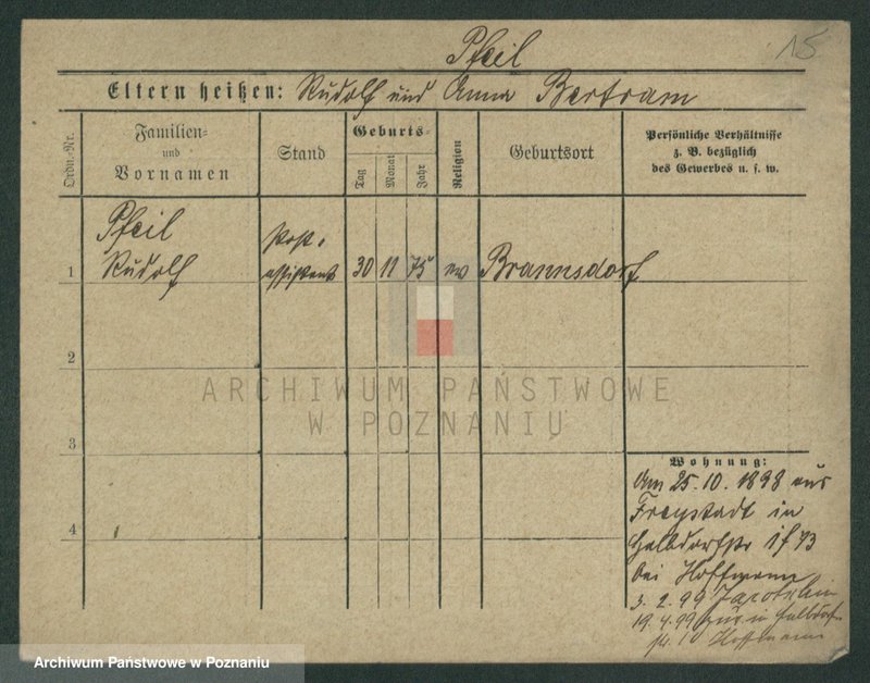 Obraz 17 z jednostki "Pfeifke - Pfleging"