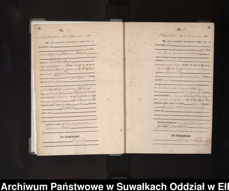 image.from.unit.number "Geburts-Haupt-Register des Königlichen Preussischen Standes-Amtes Nikolaiken Kreis Sensburg"