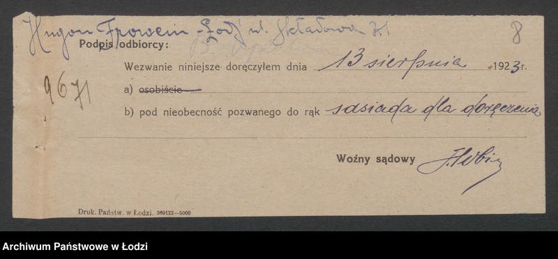 Obraz 10 z jednostki "Hugon Frowein – Fabryka tasiemek i sznurowadeł"