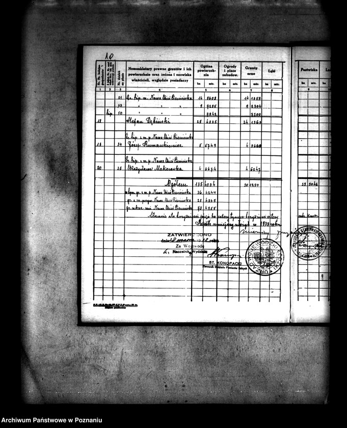 Obraz 13 z jednostki "Rejestr pomiarowy wsi Nowa-Wieś Cienińska /praca scaleniowa/"