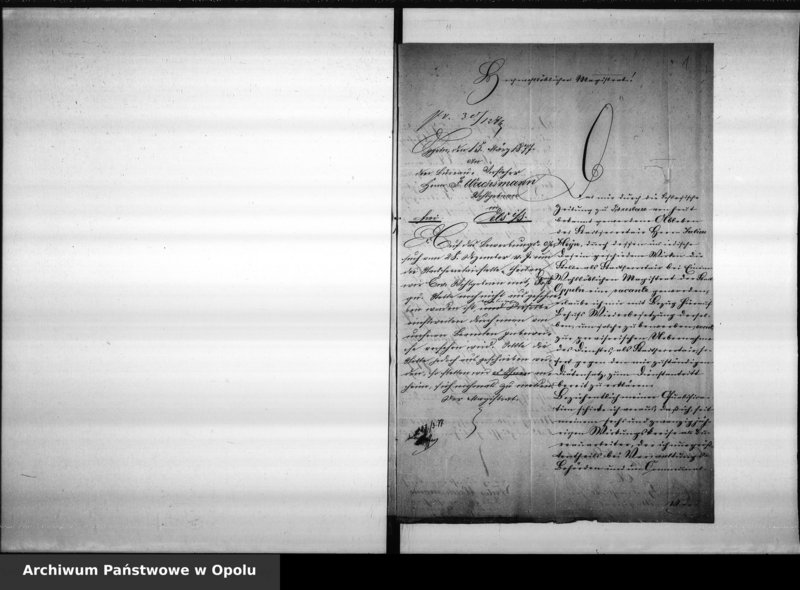 Obraz 4 z jednostki "Acta des Magistrats zu Oppeln betreffend die Wiederbesetzung der durch den Tod des p. Heyne erledigten Stadt - Secretair - Stelle"