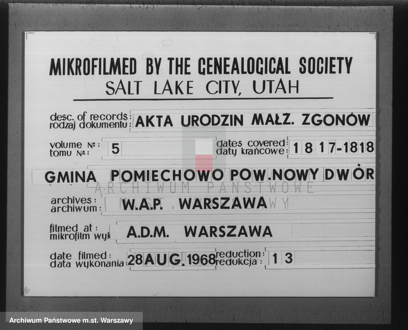image.from.unit.number "Akta urodzeń, małżeństw, zgonów"