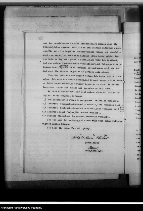 image.from.unit.number "[Korespondencja w sprawie zaginionych ksiąg kościelnych parafii katolickiej Rynarzewo powiat szubiński, województwo bydgoskie]"