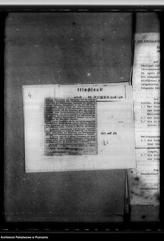 Obraz 8 z jednostki "Angelegenheiten der Kommunalverbände. Beiträge zum Reichsnährstand. Gemeindeabgaben."