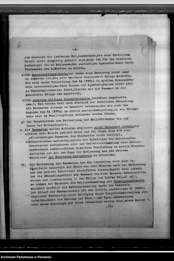Obraz 10 z jednostki "Leczenie żołnierzy chorych na gruźlicę po ich zwolnieniu ze szpitala"