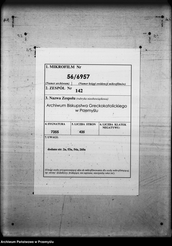 Obraz 2 z jednostki "[Kopie ksiąg metrykalnych parafii Małnów (dekanat Mościska)]"