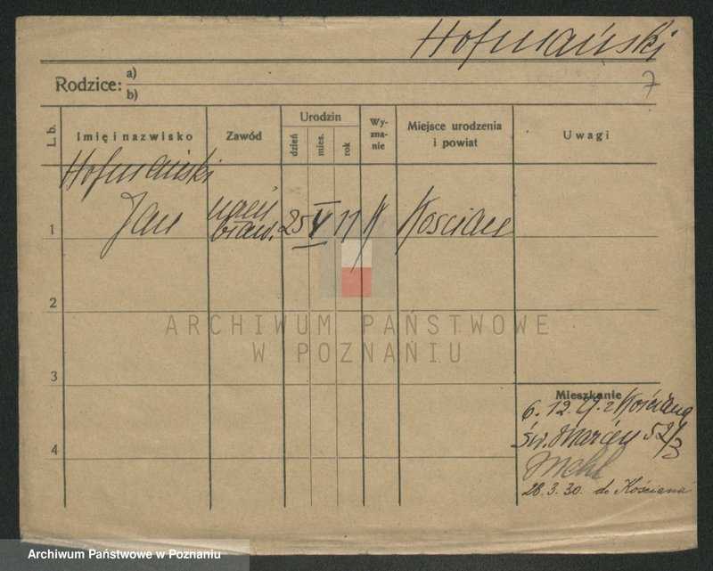 Obraz 7 z jednostki "Hofmański - Holc (-z, tz)"