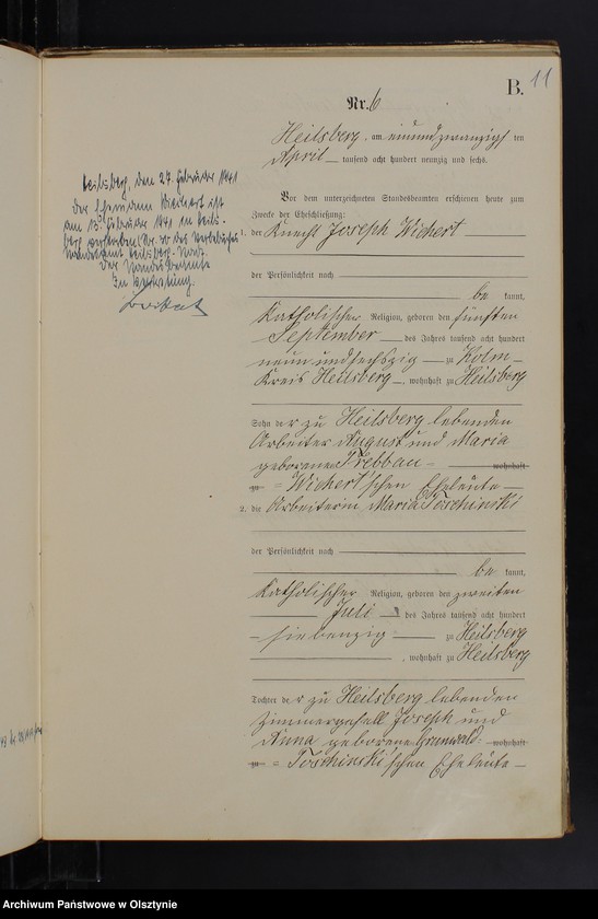 image.from.unit.number "Heiraths-Haupt-Register Nr 1 - 35"