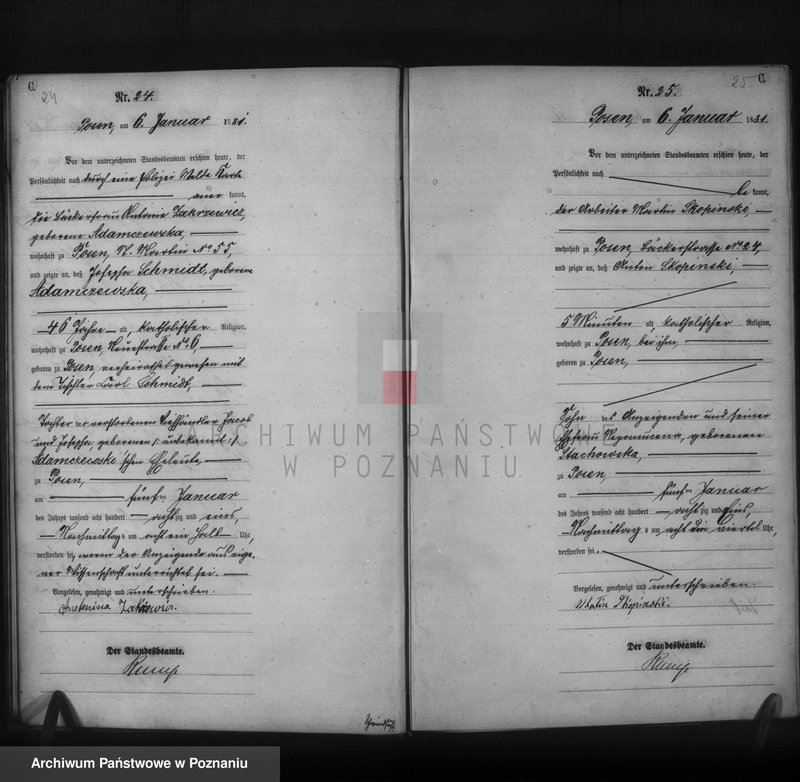 Obraz 14 z jednostki "Księga zgonów t. I"