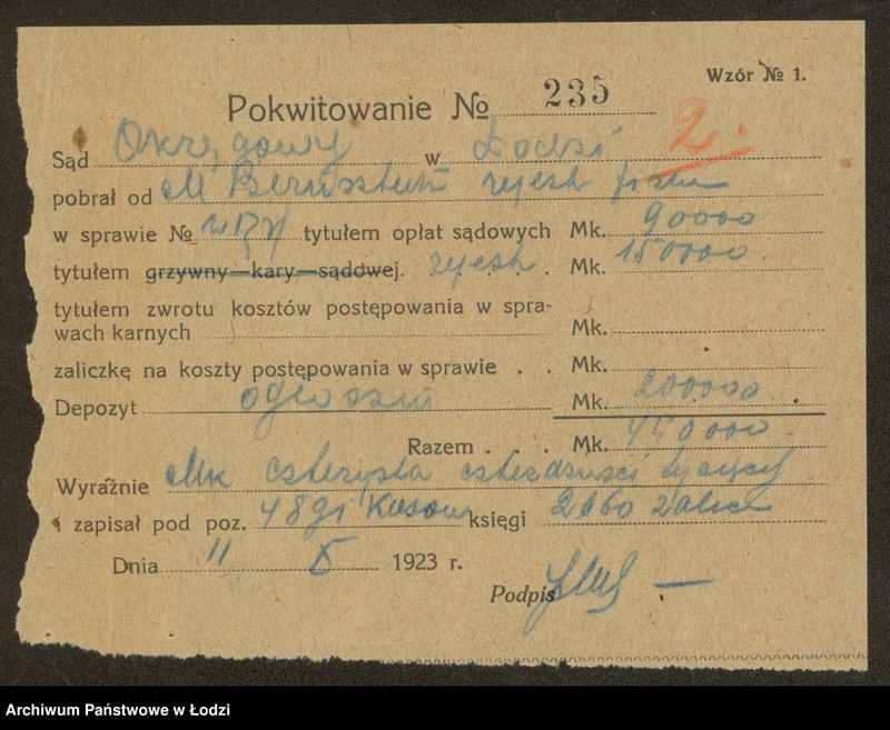 Obraz 4 z jednostki "M.Bernsztein- sprzedaż manufaktury, firanek i koronek"