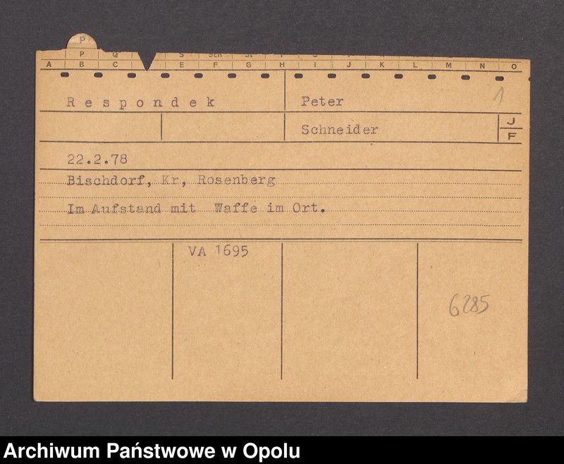 Obraz 3 z jednostki "[Respondek Peter, ur. 22.2.1878 zam. Bischdorf]"