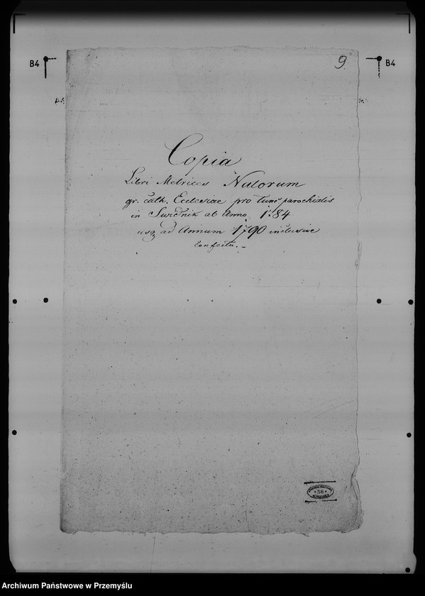 Obraz 13 z jednostki "[Kopie ksiąg metrykalnych parafii Świdnik (dekanat Rozłucz)]"