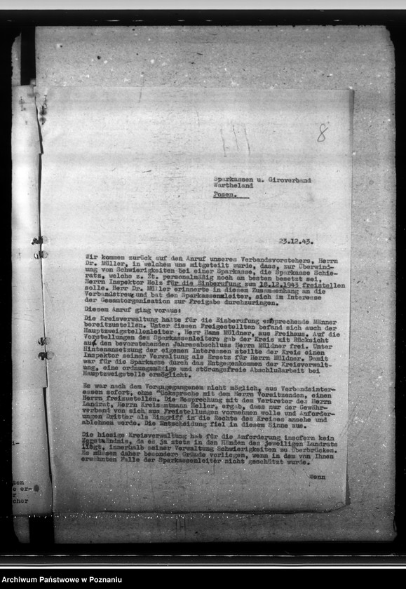 Obraz 12 z jednostki "Besetzung der Stellen in den Sparkassen"