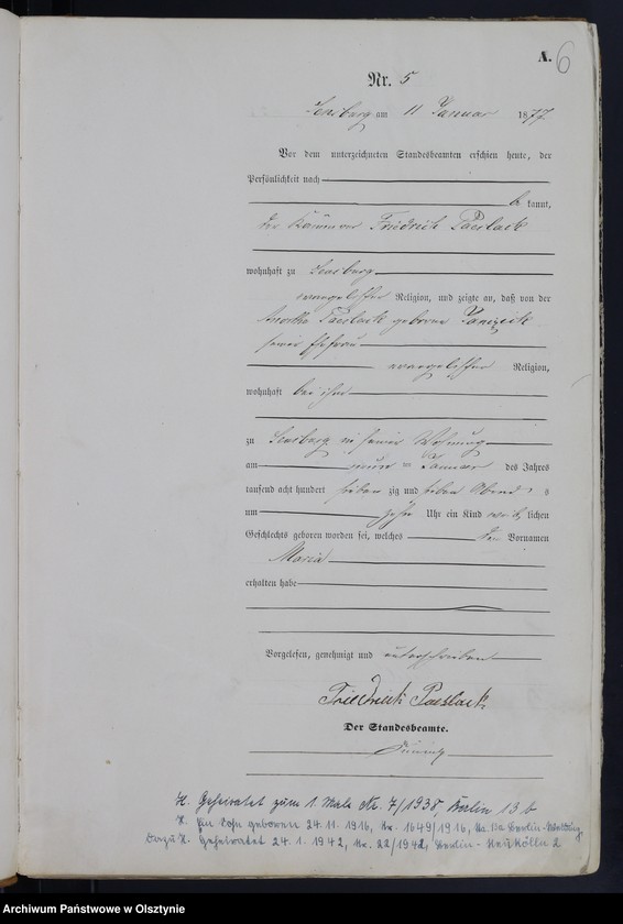 image.from.unit.number "Geburts-Haupt-Register Nr 1 - 119"