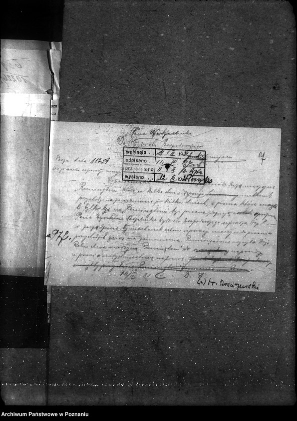 Obraz 11 z jednostki "Sprawy gospodarcze-ogólne maszyny do pisania"