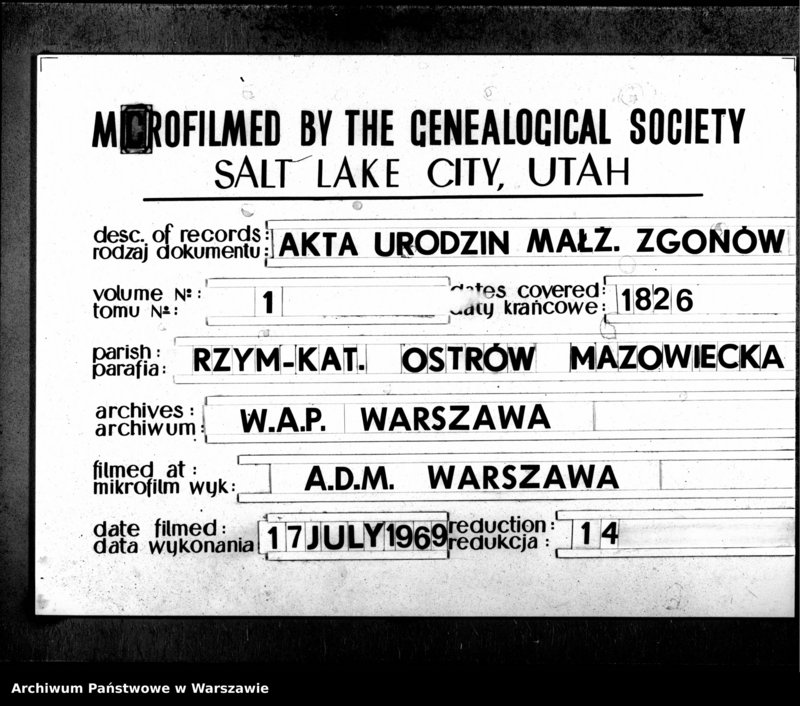 image.from.unit.number "Akta urodzeń, małżeństw i zgonów"
