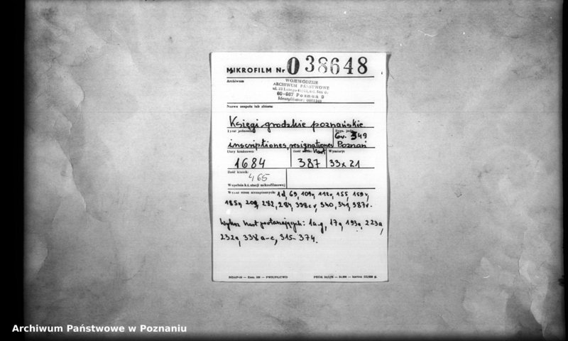 Obraz 2 z jednostki "Inscriptiones, resignationes [protocollon]"