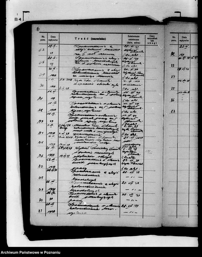 Obraz 10 z jednostki "Spisy spraw /Referat IV/ Wydział Pracy i Opieki Społecznej"