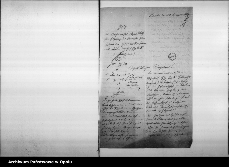 Obraz 5 z jednostki "Acta des Magistrats zu Oppeln betreffend die Schankanlage in dem Hause an der Bolkostrasse Vol. I"