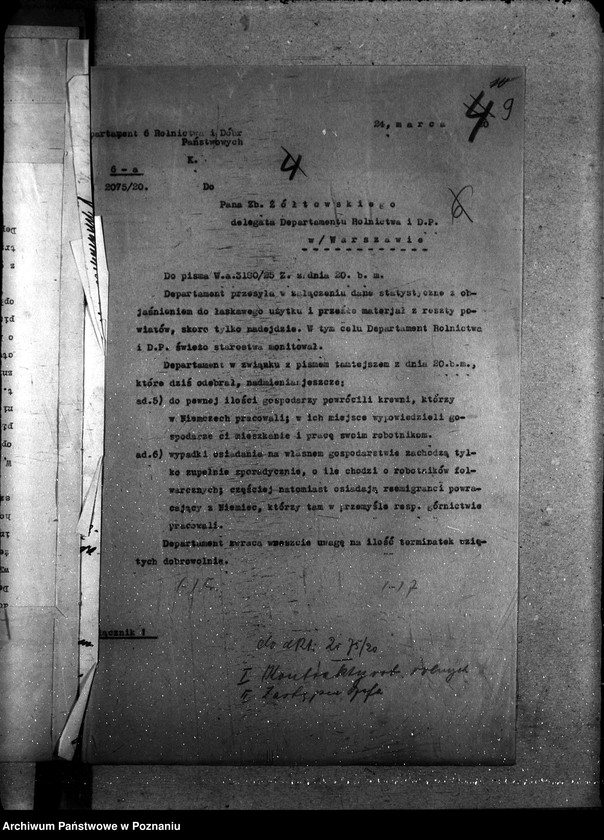 Obraz 13 z jednostki "Sprawy szczegółowo-administracyjne Kontrakty robotników rolnych stałych"