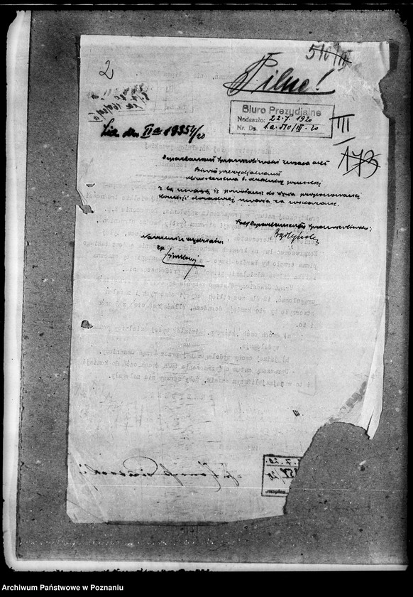 Obraz 6 z jednostki "Główny Urząd Ziemski w Warszawie Akta Biura Prezydialnego"