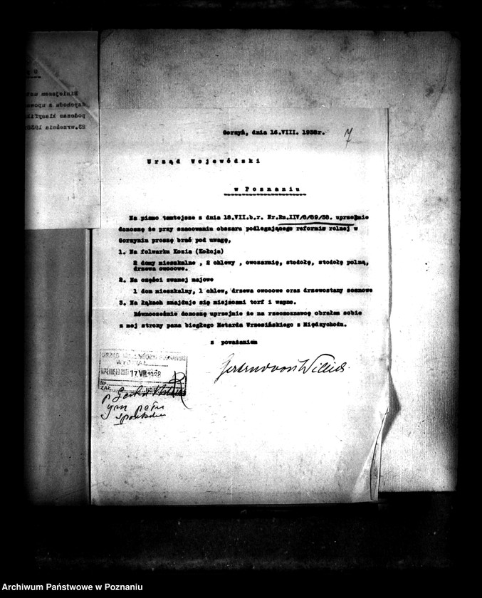 Obraz 12 z jednostki "Operat szacunkowy majątku Gorzyń powiatu międzychodzkiego"