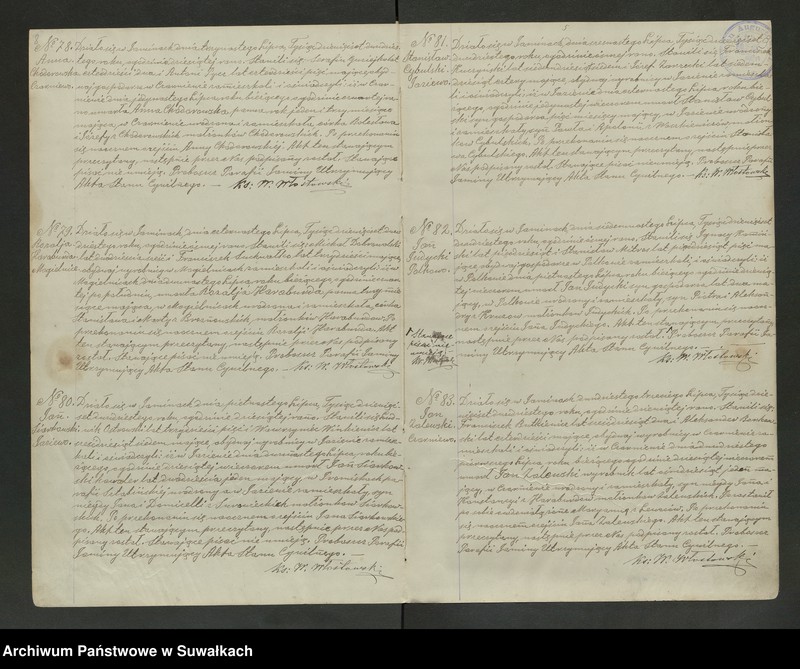 image.from.unit.number "Akta Zmarłych Parafii Jami[ny] od dnia 24go Kwietnia 1920 roku do dnia 4go Listopada 1925 roku"