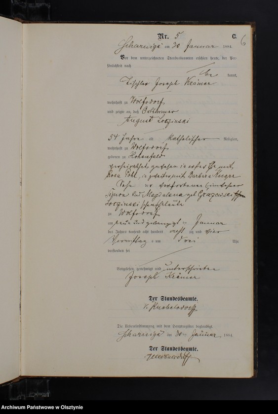 image.from.unit.number "Sterbe-Neben-Register Nr 1 - 61"