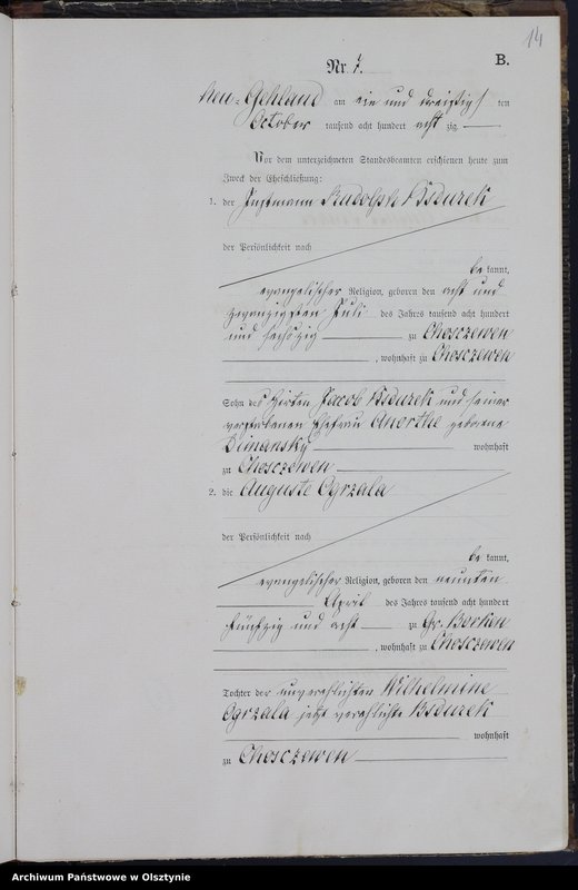 image.from.unit.number "Heiraths-Haupt-Register Nr 1 - 13"