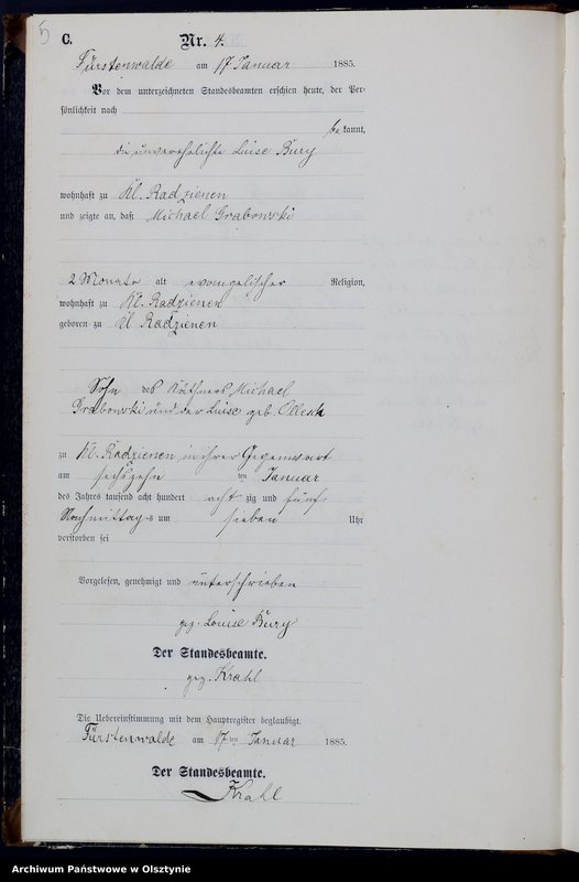 image.from.unit.number "Sterbe-Neben-Register Nr 1 - 207"