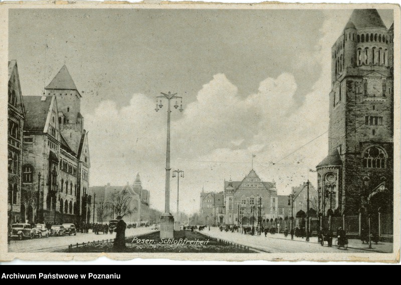 Obraz 1 z jednostki "Posen [Poznań] - Schlossfreiheit [Zamek]"