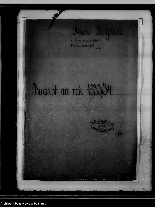 Obraz 4 z jednostki "Budżet na rok 1933/34 miasta Kcyni"