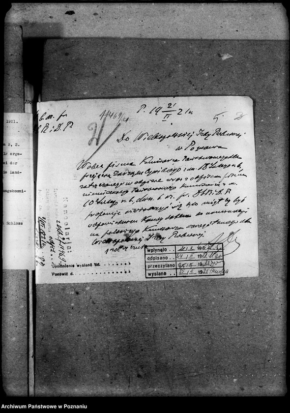 Obraz 9 z jednostki "Sprawy prawne Komisarz Państwowy do przyjęcia Zarządu Cywilnego i rozrachunku z Niemcami"