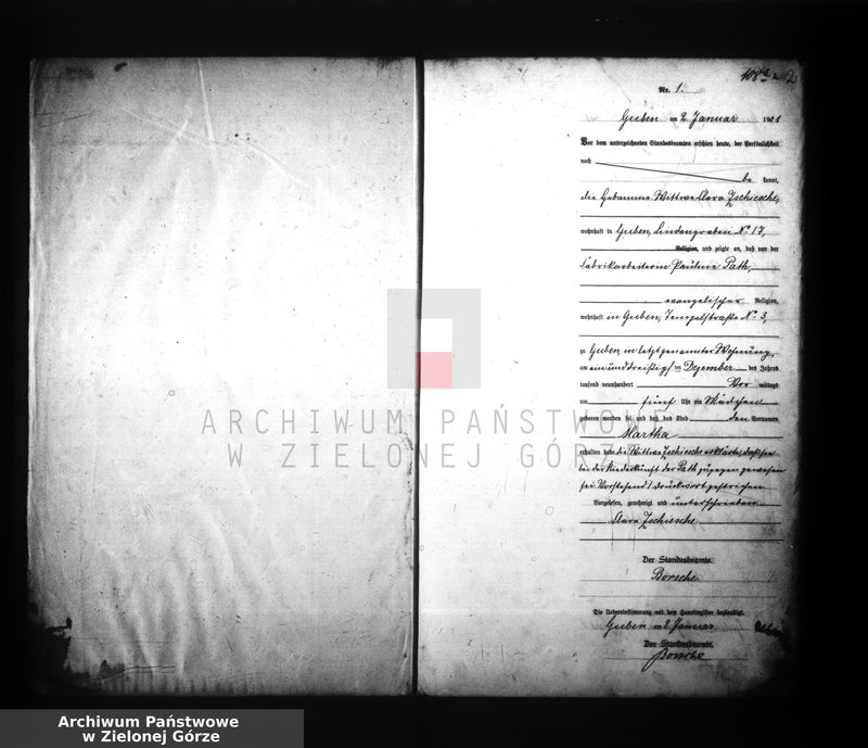 Obraz 6 z jednostki "[Księga urodzeń, metryki numer 1-435]"