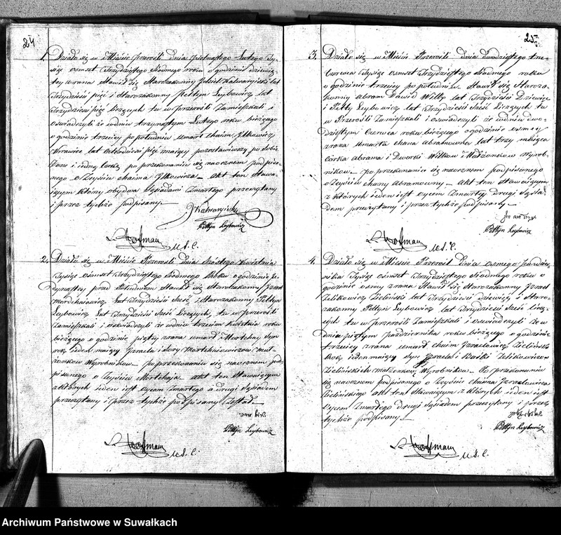 image.from.unit.number "Akta Urzędnika Stanu Cywilnego Parafii Przerośl Starozakonnych, Urodzonych, Zmarłych i Zaślubionych na 1837 rok"