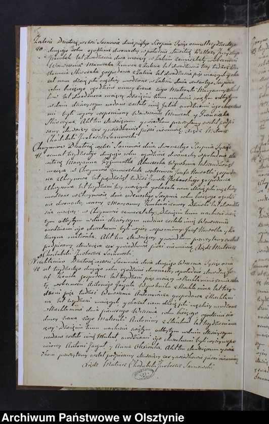 image.from.unit.number "Akta Urodzonych Zmarłych Zaślubionych w parafii Sarnowskiey w roku 1832"