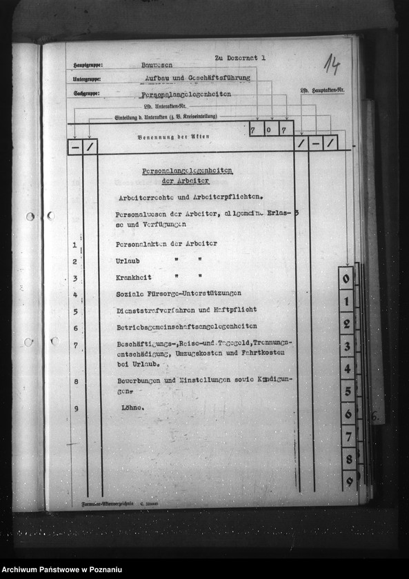 Obraz 18 z jednostki "Registratur- Hochbau"