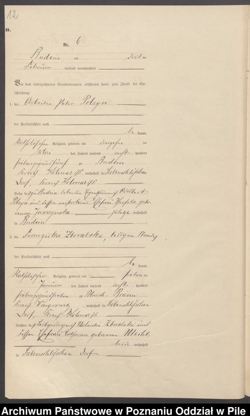 image.from.unit.number "Księga małżeństw"