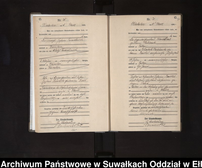 image.from.unit.number "Sterbe-Haupt-Register des Königlichen Preussischen Standes-Amtes Nikolaiken Kreis Sensburg"